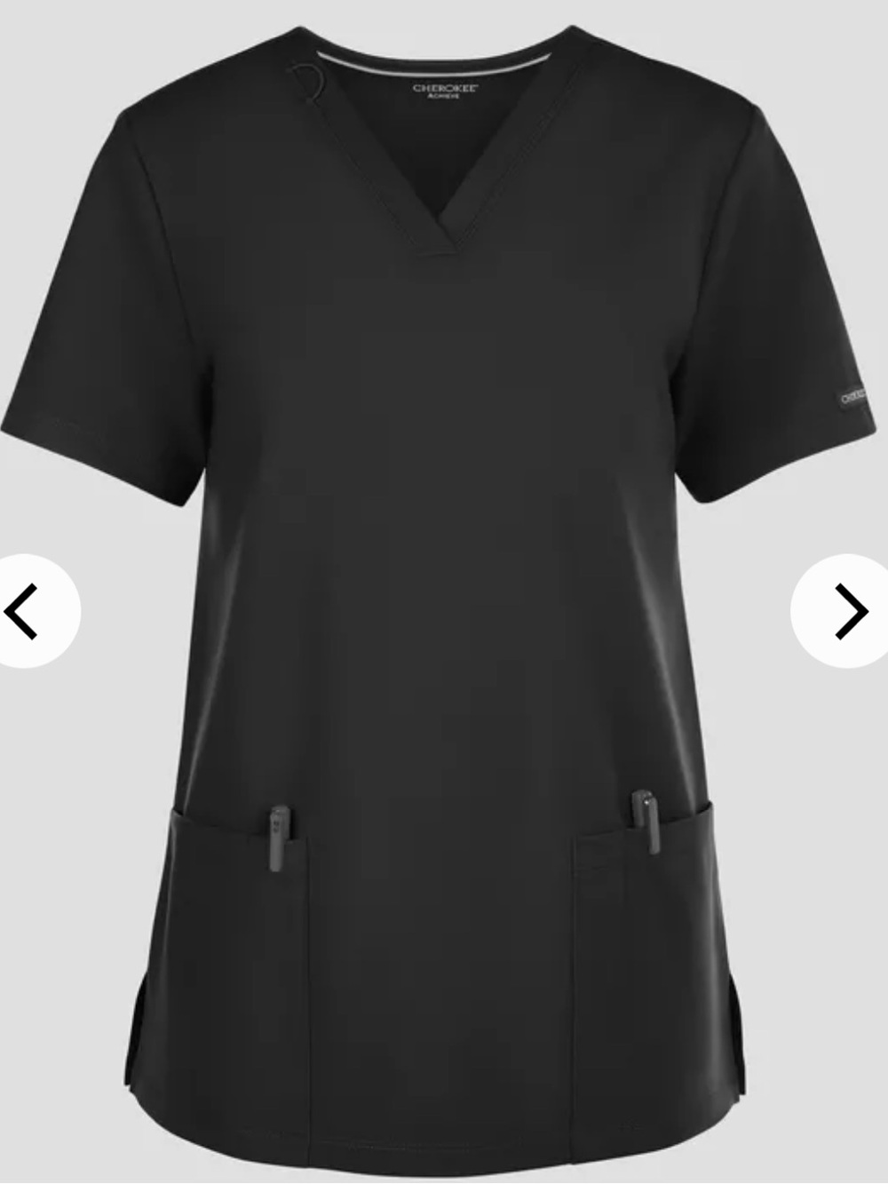 Cherokee Achieve Women's 2-Pocket STRETCH Knit V-Neck Scrub Top